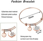 Faith Mustard Seed Bracelet, Stainless Steel Charm Bracelet, Christian Inspirational Gift(Matt 17:20 RG)