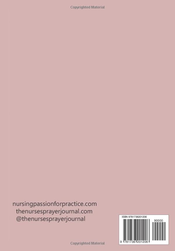 The Nurses' Prayer Journal | Daily Scripture, Gratitude & Guided Prayer for Nurses