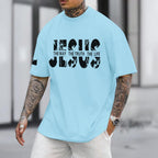 Christian Jesus Faith Shirts for Men God Religious Cross Bible Verse Inspirational Shirt Oversized Graphic Tees Tops