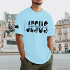 Christian Jesus Faith Shirts for Men God Religious Cross Bible Verse Inspirational Shirt Oversized Graphic Tees Tops