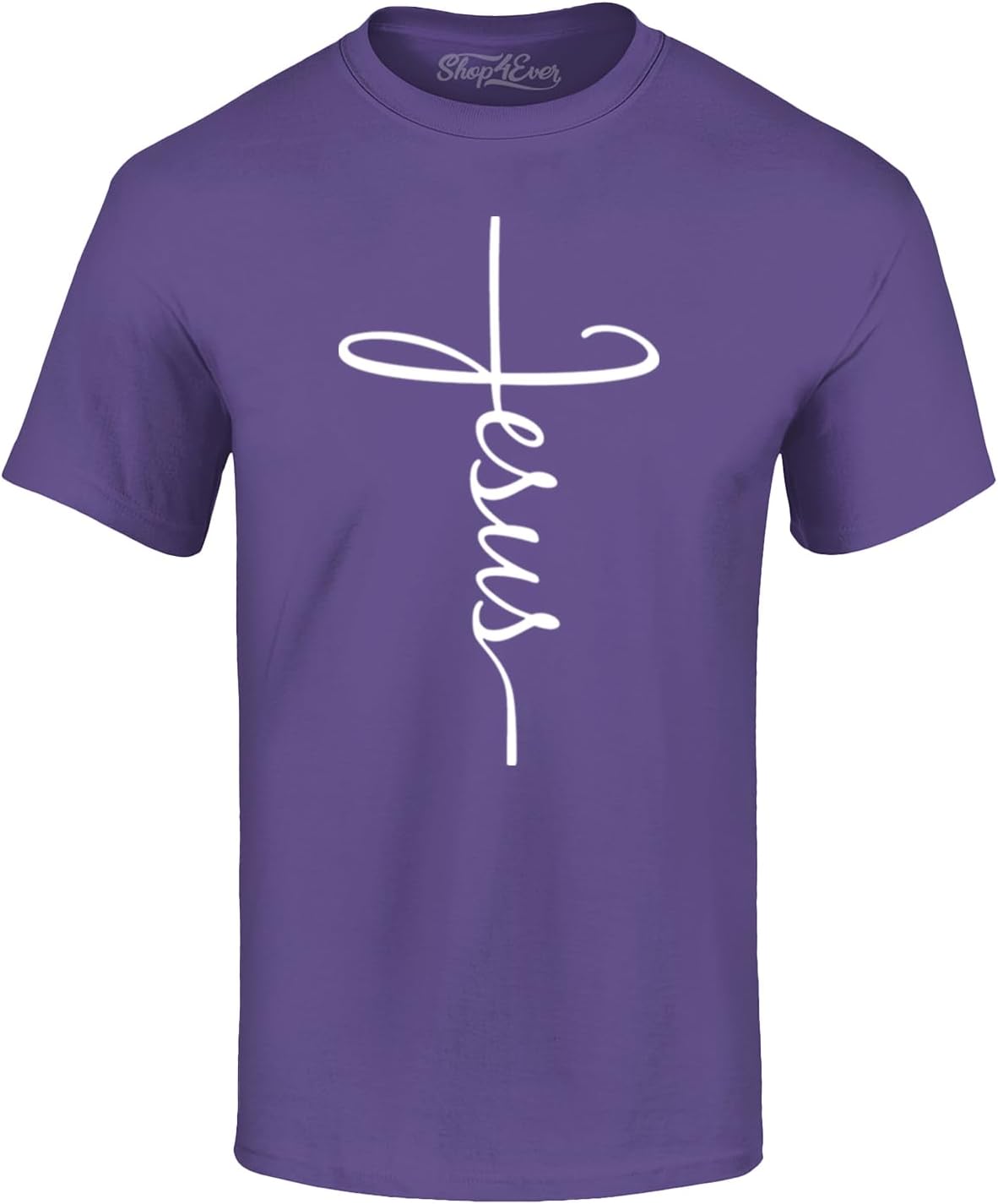 Jesus Cross T-Shirt for Men & Women – Christian Religious Graphic Tee – Inspirational Scripture Shirt