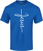Jesus Cross T-Shirt for Men & Women – Christian Religious Graphic Tee – Inspirational Scripture Shirt
