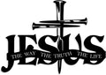 Jesus Cross Metal Wall Decor, Christian Cross Wall Art 14x10