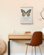 Christian Butterfly Poster, Jeremiah 29:11 Bible Verse Wall Art, 12X16 Inch