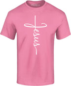 Jesus Cross T-Shirt for Men & Women – Christian Religious Graphic Tee – Inspirational Scripture Shirt