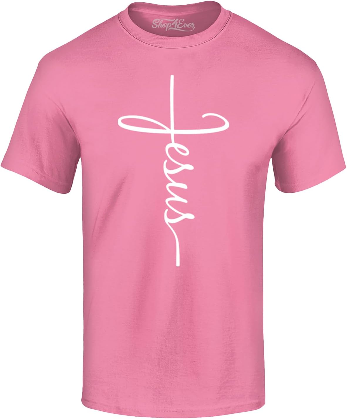 Jesus Cross T-Shirt for Men & Women – Christian Religious Graphic Tee – Inspirational Scripture Shirt