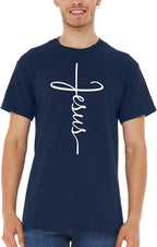Jesus Cross T-Shirt for Men & Women – Christian Religious Graphic Tee – Inspirational Scripture Shirt