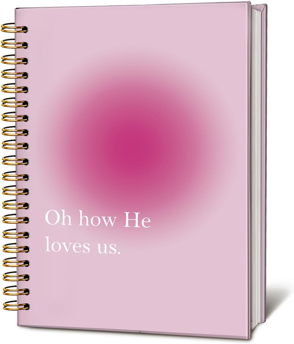 Bible Journal for Women, Christian Prayer Journal Notebook, Gift for Teen Girls, Bible Study Supplies, Coquette Preppy Pink Aesthetic