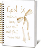 Bible Journal for Women, Christian Prayer Journal Notebook, Gift for Teen Girls, Bible Study Supplies, Coquette Preppy Pink Aesthetic
