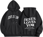Jesus Loves You Hoodie | Women's Faith Pullover, Jesus Is King Sweatshirt