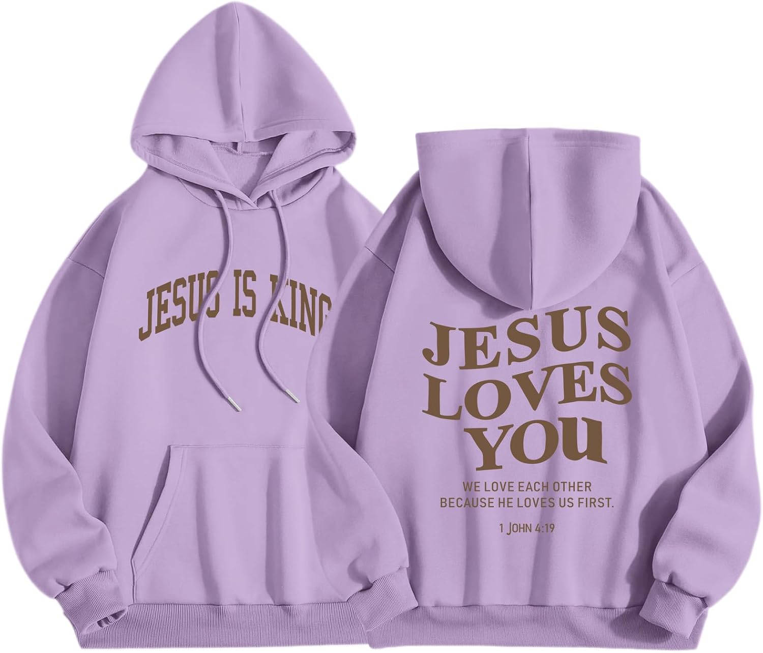 Jesus Loves You Hoodie | Women's Faith Pullover, Jesus Is King Sweatshirt