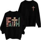 Living Proof of a Loving God Sweatshirt – Women's Christian Bible Verse Pullover