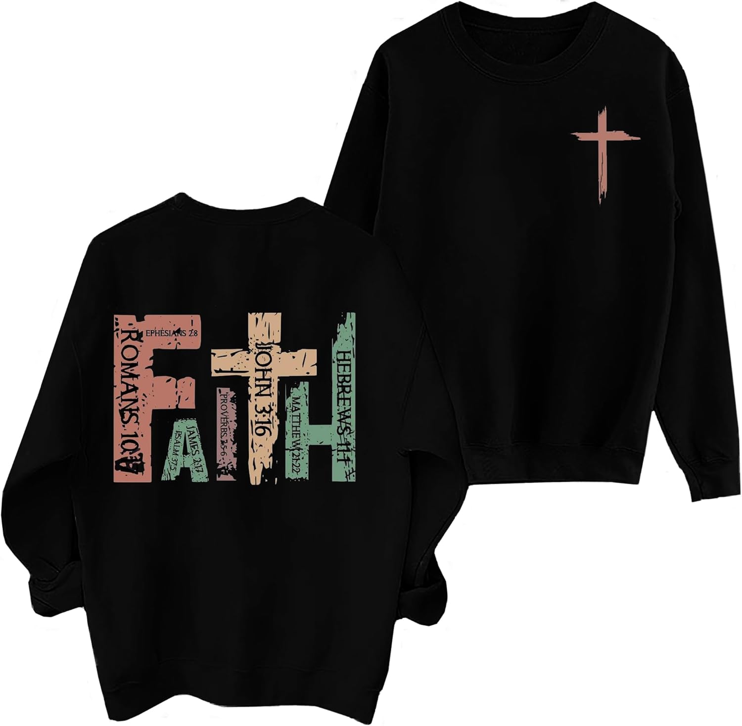 Living Proof of a Loving God Sweatshirt – Women's Christian Bible Verse Pullover