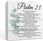 May God Bless This Home" Wooden Box Sign – Rustic Farmhouse Christian Tabletop & Shelf Decor, Housewarming Gift