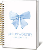 Bible Journal for Women, Christian Prayer Journal Notebook, Gift for Teen Girls, Bible Study Supplies, Coquette Preppy Pink Aesthetic