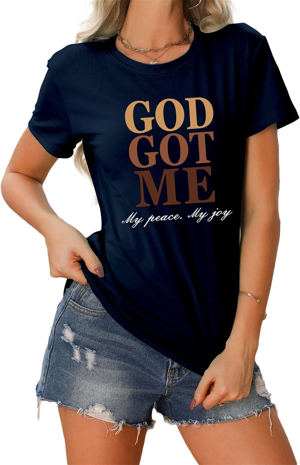 God Got Me - Christian Faith T-Shirt for Women