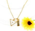 Stainless Steel Faith as Small as a Mustard Seed Charm Pendant Necklace Jewelry for Women