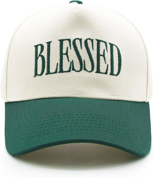 Blessed Embroidered Trucker Hat - Vintage Christian Cap for Men and Women