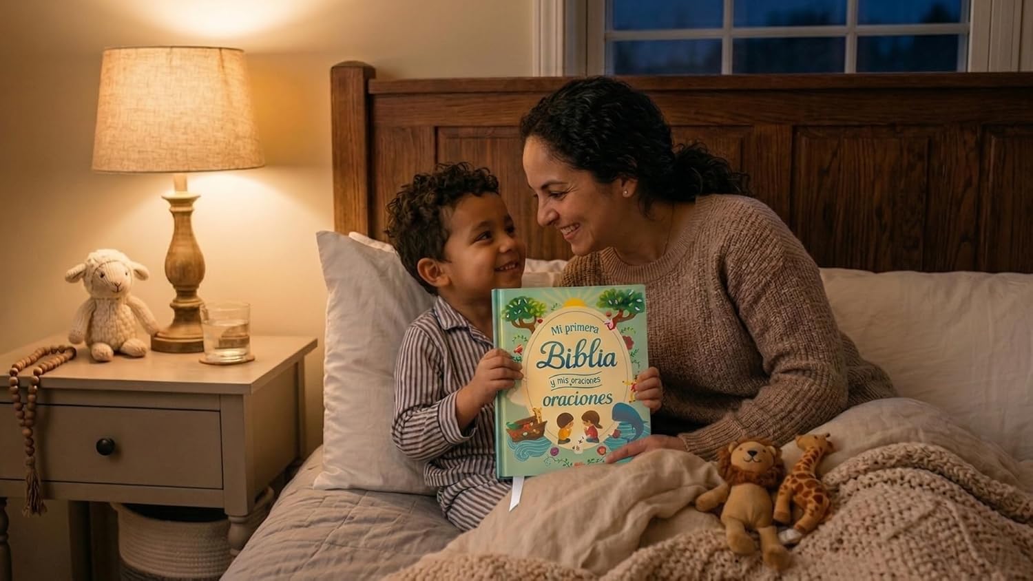 Mi Primera Biblia y Mis Primeras Oraciones – Libro Cristiano para Niños 3-8 / Spanish Children's Bible Storybook