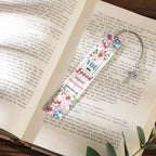 You Are Loved Beyond Measure" Metal Bible Verse Bookmark – Christian Gift for Women with Cross Charm & Gift Box