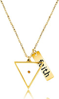 Stainless Steel Faith as Small as a Mustard Seed Charm Pendant Necklace Jewelry for Women