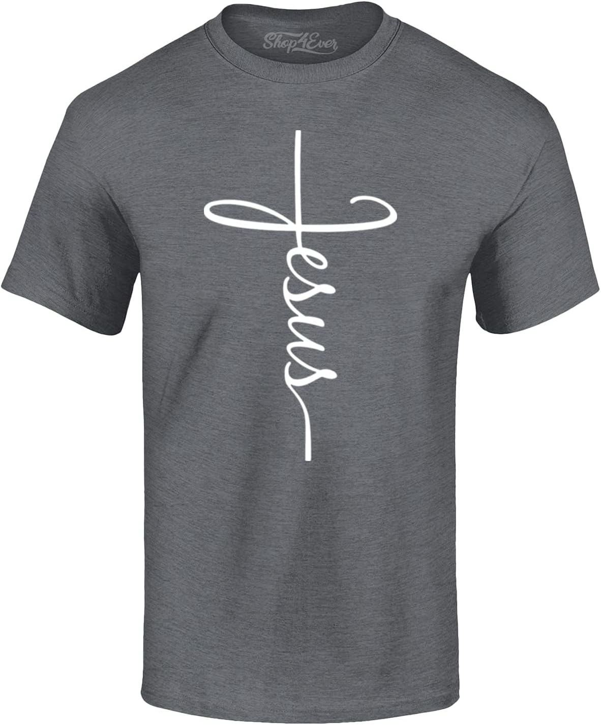Jesus Cross T-Shirt for Men & Women – Christian Religious Graphic Tee – Inspirational Scripture Shirt