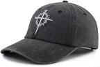 Cross Nail Embroidered Hat - Christian Faith Baseball Cap for Men and Women