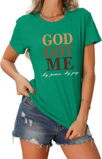 God Got Me - Christian Faith T-Shirt for Women