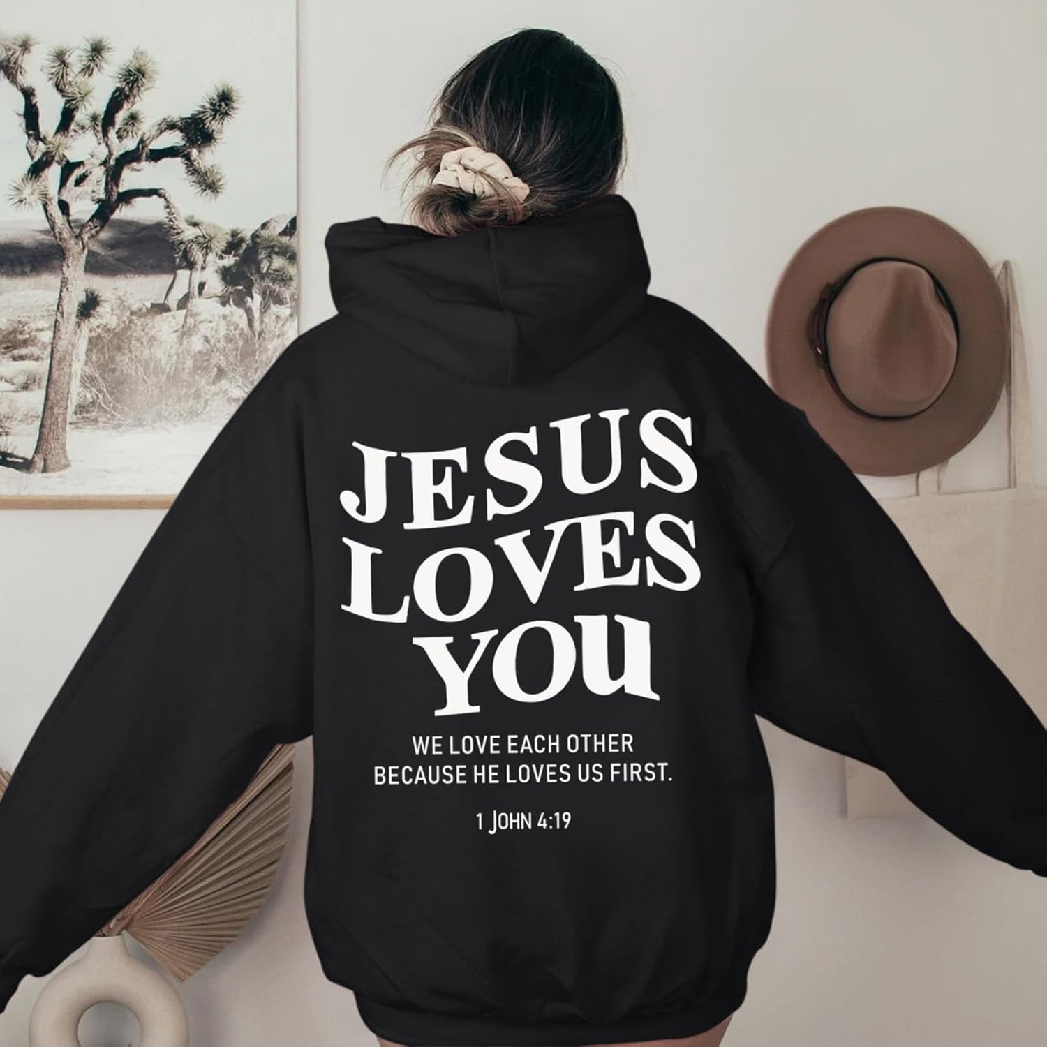 Jesus Loves You Hoodie | Women's Faith Pullover, Jesus Is King Sweatshirt