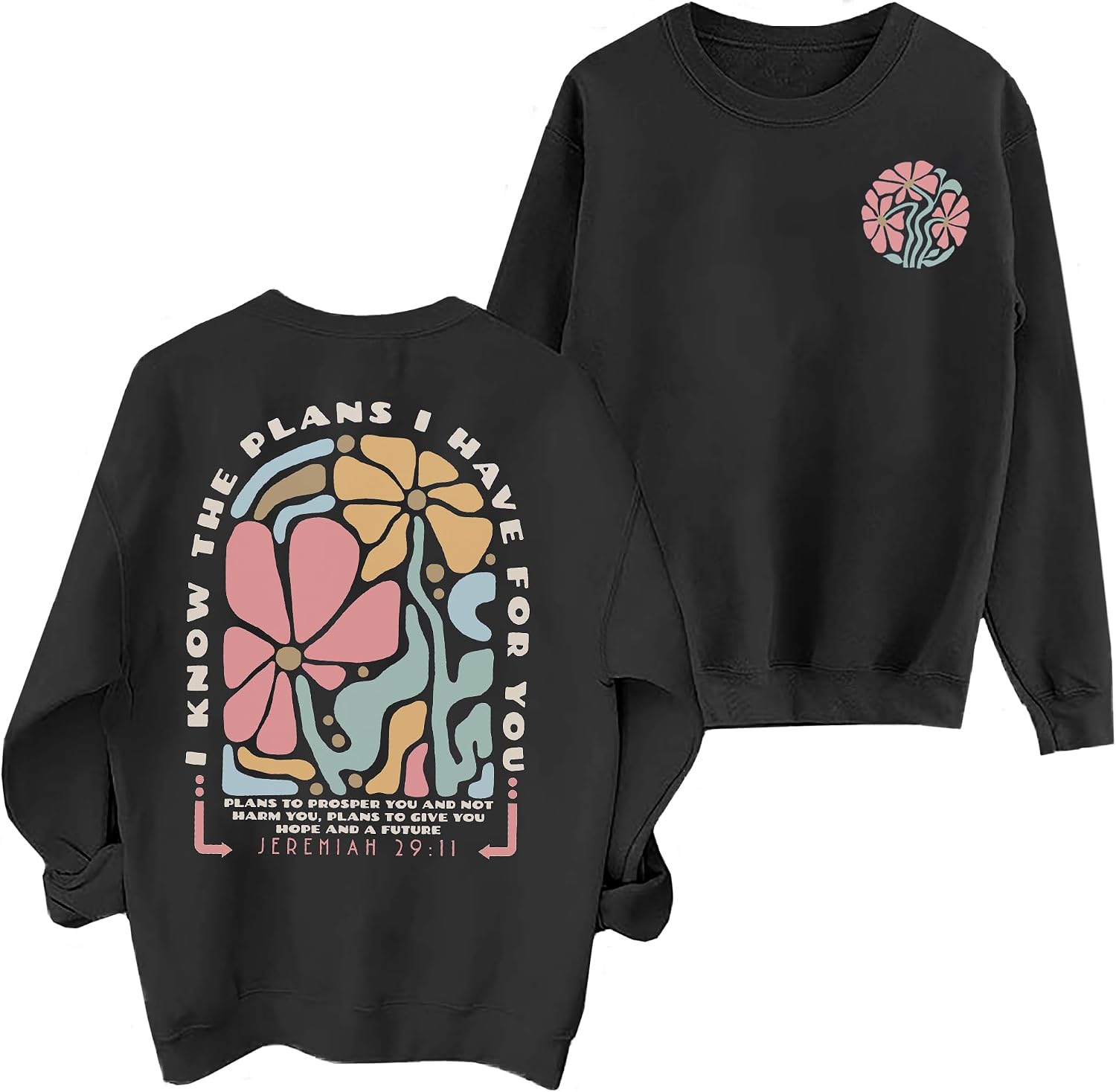 Living Proof of a Loving God Sweatshirt – Women's Christian Bible Verse Pullover