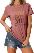 God Got Me - Christian Faith T-Shirt for Women