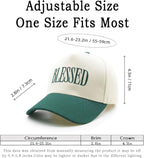 Blessed Embroidered Trucker Hat - Vintage Christian Cap for Men and Women