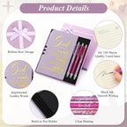 Christian Gifts for Women, Prayer Journal and Pen Gift Set with Gift Box, Scripture Notebook, Faith Gift for Graduation, Church, Sunday School
