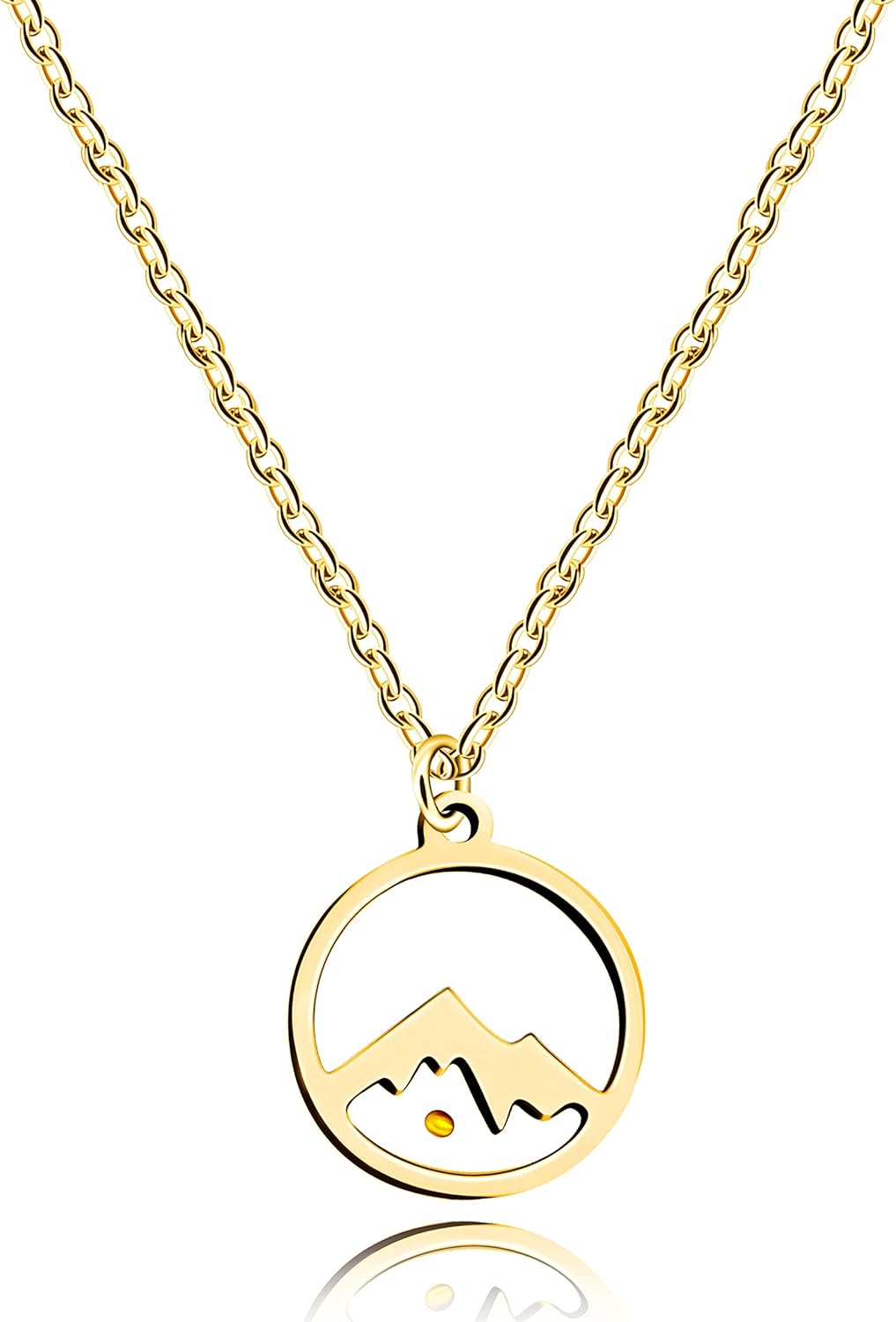 Stainless Steel Faith as Small as a Mustard Seed Charm Pendant Necklace Jewelry for Women
