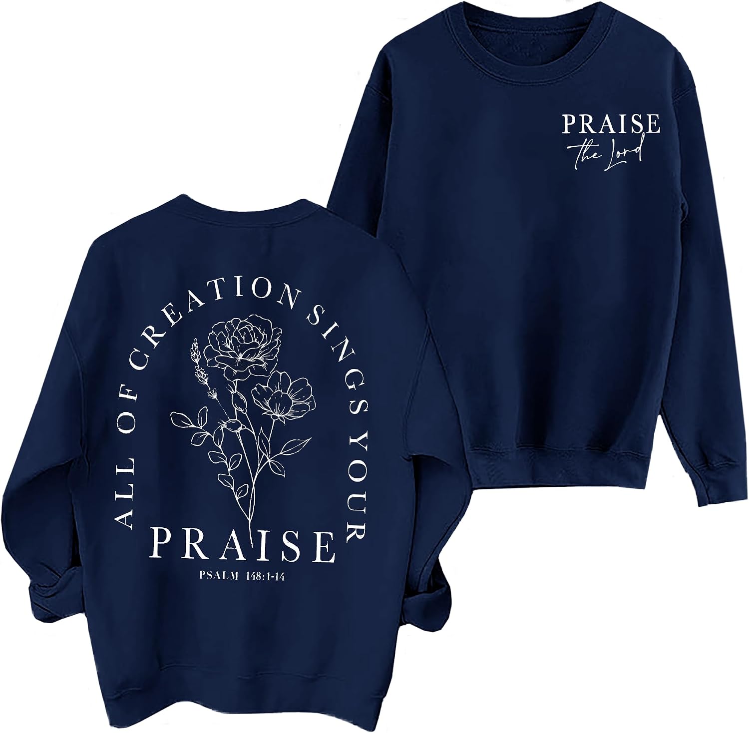 Living Proof of a Loving God Sweatshirt – Women's Christian Bible Verse Pullover