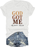 God Got Me - Christian Faith T-Shirt for Women