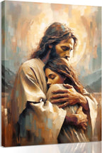 Jesus Embracing Woman - Safe Haven