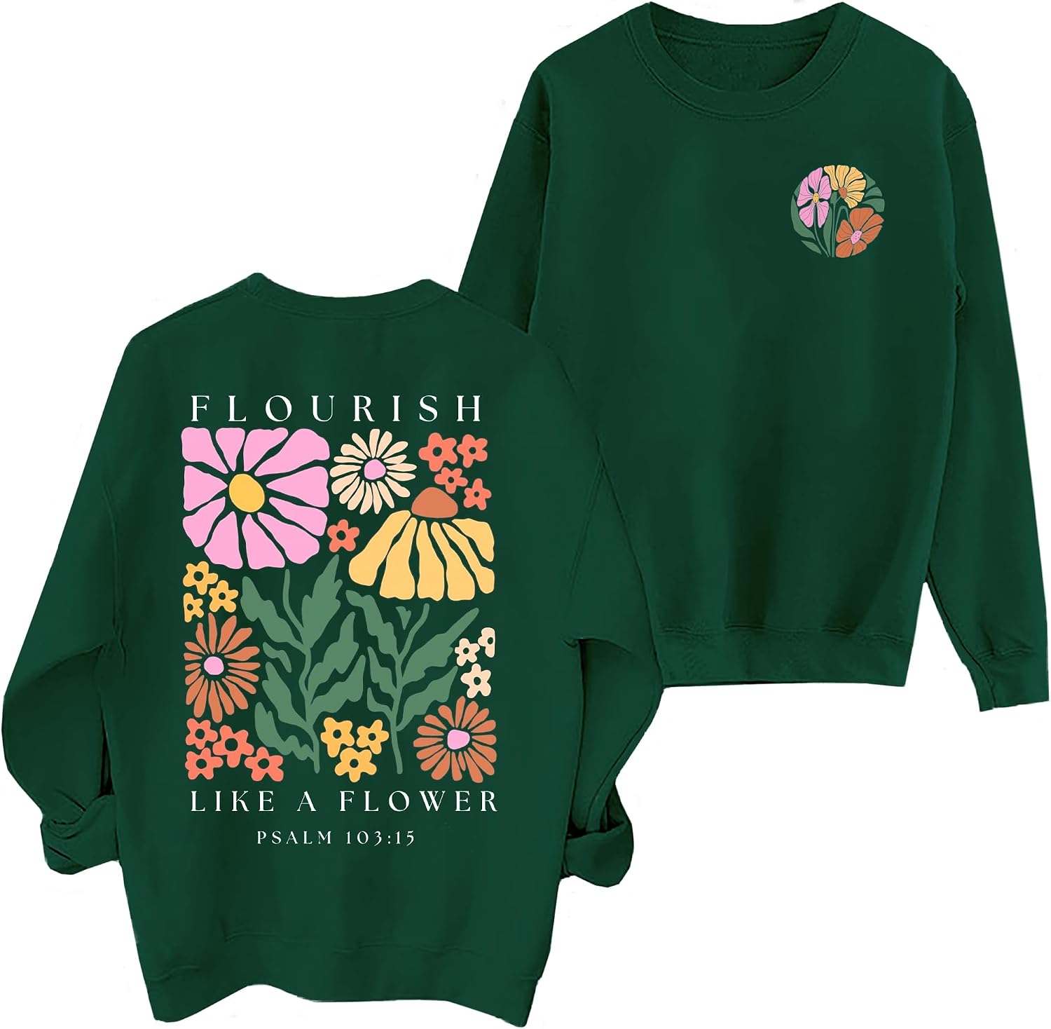 Living Proof of a Loving God Sweatshirt – Women's Christian Bible Verse Pullover