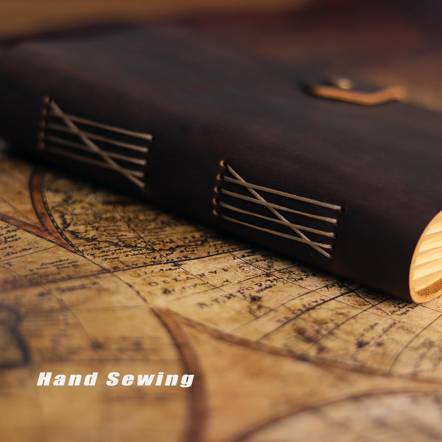 Men's Leather Prayer Journal | Handmade Crazy Horse Leather Bible Journal & Daily Devotional Notebook