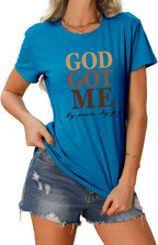 God Got Me - Christian Faith T-Shirt for Women