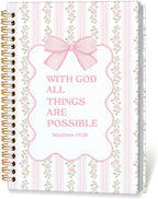 Christian Bible Journal Notebook for Women, Faith Note Taking, Prayer & Devotion Gift