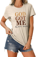 God Got Me - Christian Faith T-Shirt for Women