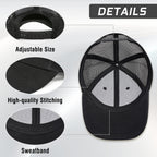 Faith Over Fear" Christian Hat for Men – American Flag Cross Baseball Cap, Father's Day & Christmas Gift