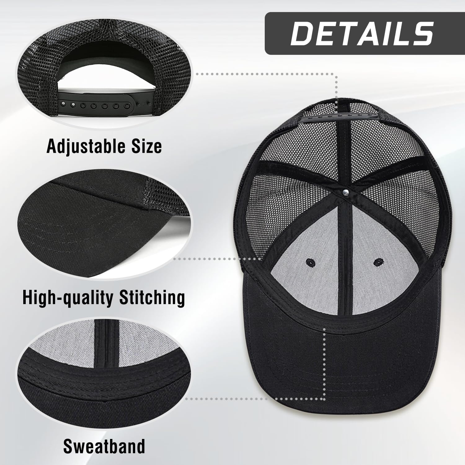 Faith Over Fear" Christian Hat for Men – American Flag Cross Baseball Cap, Father's Day & Christmas Gift