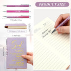 Christian Gifts for Women, Prayer Journal and Pen Gift Set with Gift Box, Scripture Notebook, Faith Gift for Graduation, Church, Sunday School