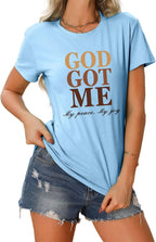 God Got Me - Christian Faith T-Shirt for Women