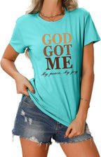 God Got Me - Christian Faith T-Shirt for Women