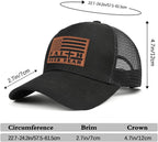 Faith Over Fear" Christian Hat for Men – American Flag Cross Baseball Cap, Father's Day & Christmas Gift