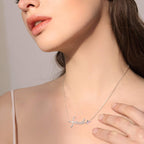 Faith Necklace for Women, 925 Sterling Silver Faith Pendant, Religious Gift for Daughter or Sister