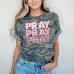 | Christian Shirts for Women | Pray on It Tee | Faith Shirts for Girl | Christian T-Shirts for Her